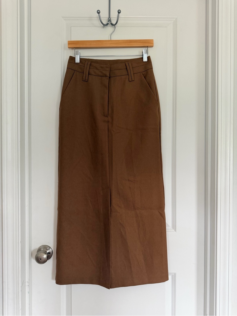 Women's Brown High-Waist skirt
